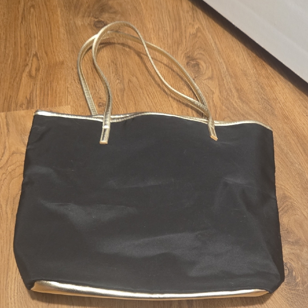 Elegant Black Tote Bag